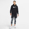 NIKE Dri-FIT Trainings-Hoodie Herren black/white S