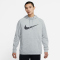 NIKE Dri-FIT Trainings-Hoodie Herren dk grey heather/black S