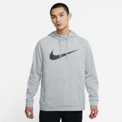 NIKE Dri-FIT Trainings-Hoodie Herren dk grey...