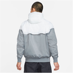 NIKE Sportswear Windrunner Kapuzenjacke Herren smoke grey/white/smoke grey/bl L