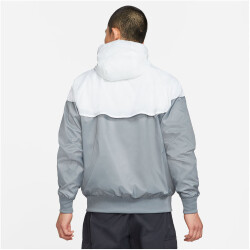 NIKE Sportswear Windrunner Kapuzenjacke Herren smoke grey/white/smoke grey/bl 3XL