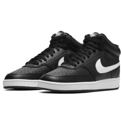 NIKE Court Vision Mid-Top Sneaker Damen black/white 35.5