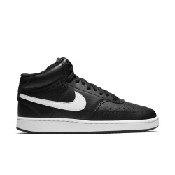NIKE Court Vision Mid-Top Sneaker Damen black/white 35.5