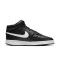 NIKE Court Vision Mid-Top Sneaker Damen black/white 35.5