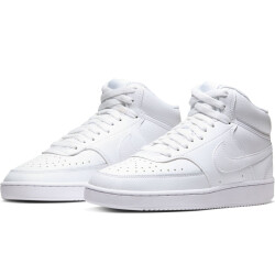 NIKE Court Vision Mid-Top Sneaker Damen white/white-white...