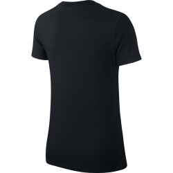 NIKE Sportswear Essential Icon Futura Damen T-Shirt black/white M