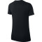 NIKE Sportswear Essential Icon Futura Damen T-Shirt black/white M