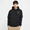NIKE Sportswear Club Fleece Hoodie 010 - black/black/white XS