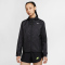 NIKE Essential Damen Laufjacke 010 - black/reflective silv XXL