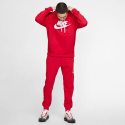 NIKE Sportswear Club Fleece Hoodie Herren university red/white/white XXL