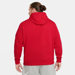 NIKE Sportswear Club Fleece Hoodie Herren university red/white/white XXL