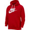 NIKE Sportswear Club Fleece Hoodie Herren university red/white/white XXL