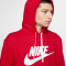 NIKE Sportswear Club Fleece Hoodie Herren university red/white/white XXL