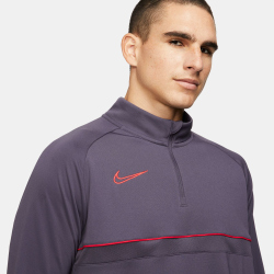 NIKE Dri-FIT Academy Herren Zip Top dark raisin/siren red/siren re S