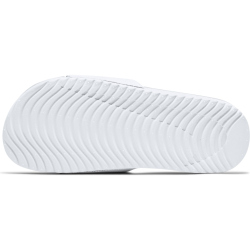 NIKE Kawa Slides Badelatschen Kinder white/black 29.5