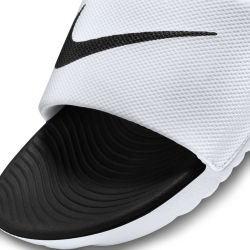 NIKE Kawa Slides Badelatschen Kinder white/black 29.5