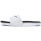 NIKE Kawa Slides Badelatschen Kinder white/black 29.5