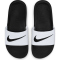 NIKE Kawa Slides Badelatschen Kinder white/black 29.5