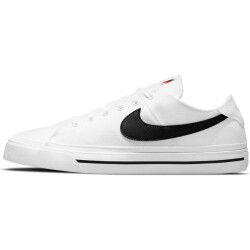 NIKE Court Legacy Canvas Sneaker Herren white/black 46