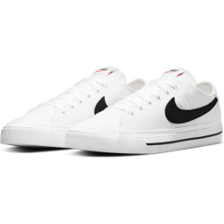 NIKE Court Legacy Canvas Sneaker Herren white/black 46
