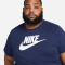 NIKE Sportswear T-Shirt Herren midnight navy/white S