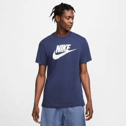 NIKE Sportswear T-Shirt Herren midnight navy/white XXL