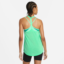 NIKE Dri-FIT Damen Trainingstanktop green glow/htr/white L