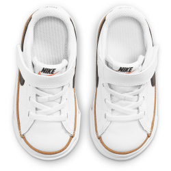 NIKE Court Legacy Baby-Sneaker white/black-desert ochre-gum l 17