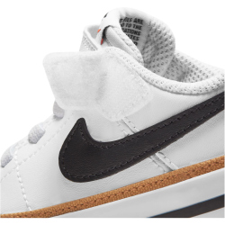 NIKE Court Legacy Baby-Sneaker white/black-desert ochre-gum l 17