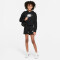 NIKE Sportswear Club French Terry Shorts Mädchen black/white XS (122-128 cm)
