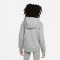 NIKE Sportswear Club Fleece Kapuzenjacke Mädchen carbon heather/white M (137-146 cm)