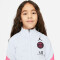 NIKE Paris Saint Germain Strike Trainingsanzug Kinder pure platinum/black/hyper pink S (104-110 cm)