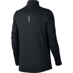 NIKE Element 1/2-Zip Laufshirt Damen black/reflective silver XS