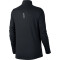 NIKE Element 1/2-Zip Laufshirt Damen black/reflective silver XS