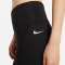 NIKE Epic Fast Lauf-Leggings Damen black/reflective silver L