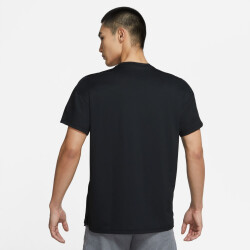 NIKE Pro Dri-FIT kurzarm Trainingsshirt Herren black/dark grey L