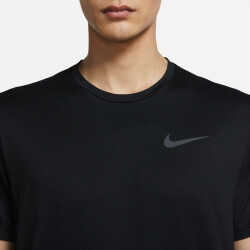 NIKE Pro Dri-FIT kurzarm Trainingsshirt Herren black/dark grey L