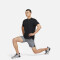 NIKE Pro Dri-FIT kurzarm Trainingsshirt Herren black/dark grey L