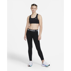 NIKE Swoosh Sport-BH Mädchen black/white S (128-137 cm)