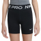 NIKE Pro Dri-FIT 3" Tights M&auml;dchen 010 - black/white S (128-137 cm)