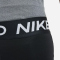 NIKE Pro Dri-FIT 3" Tights M&auml;dchen 010 - black/white S (128-137 cm)