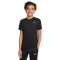 NIKE Dri-FIT Miler Trainingsshirt Kinder black S (128-137 cm)