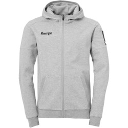 Kempa Status Kapuzenjacke grau melange M