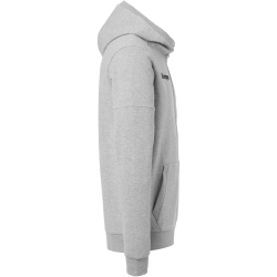 Kempa Status Kapuzenjacke grau melange M