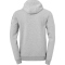 Kempa Status Kapuzenjacke grau melange M