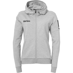 Kempa Status Kapuzenjacke Damen grau melange XS