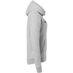 Kempa Status Kapuzenjacke Damen grau melange XXL