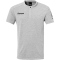 Kempa Status Poloshirt grau melange L