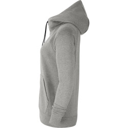 NIKE Park 20 Fleece Kapuzenjacke Damen dk grey heather/black/black XS