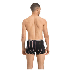 2er Pack PUMA Logo Stripe Boxershorts black/combo S